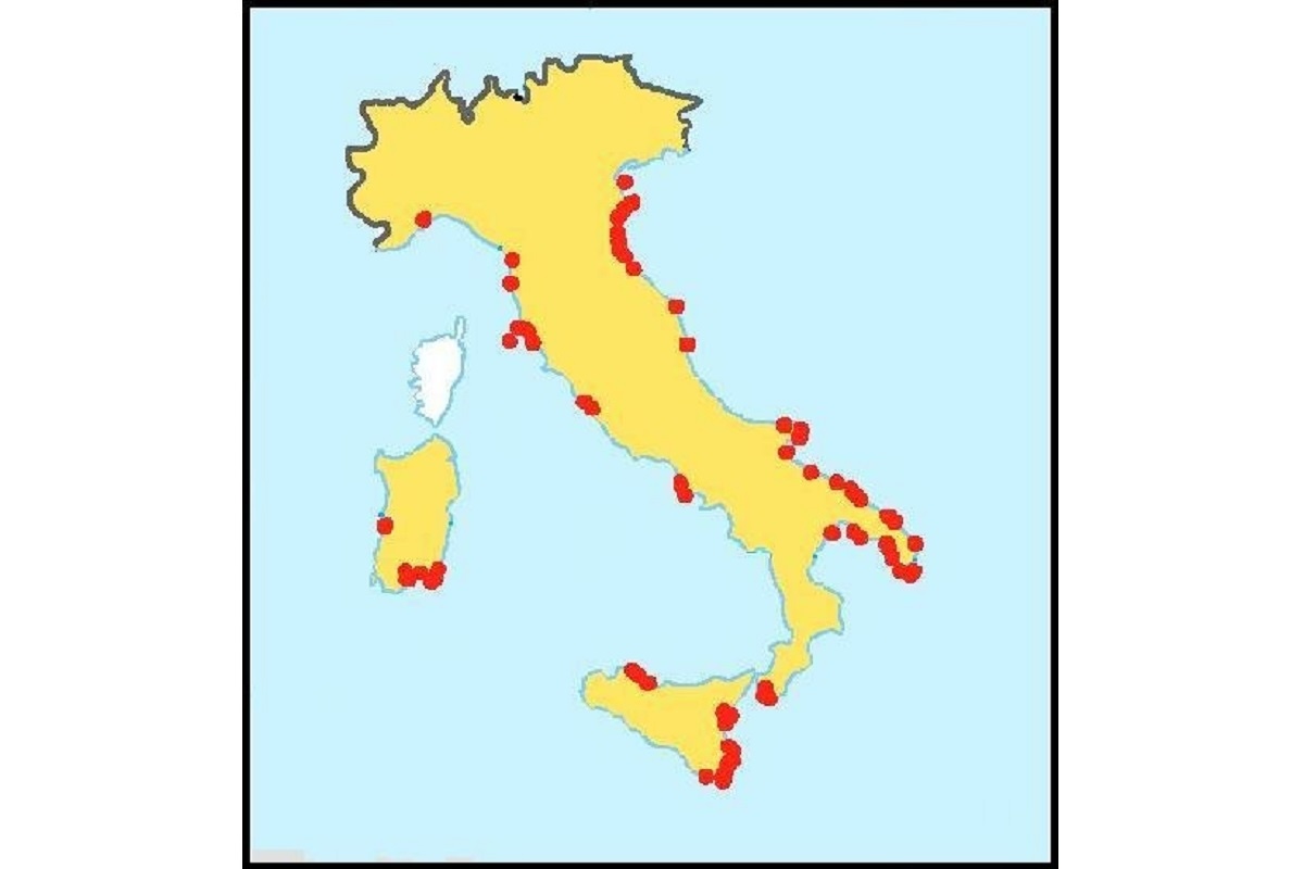 Località italiane dove si verifica l'intrusione salina negli acquiferi